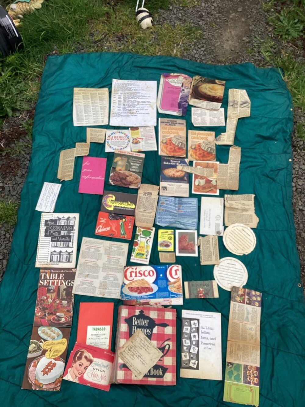 MCM Better Homes and Gardens New Cook Book Binder + Lot of Food Related Ephemera - Picture 15 of 15
